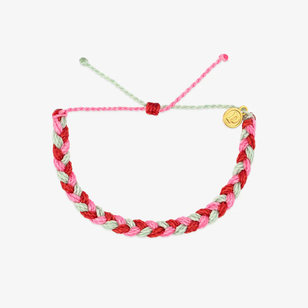 Pura Vida Braided Bracelet JOLLY HOLIDAY