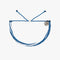 Pura Vida Original Bracelet BLUE / WHITE