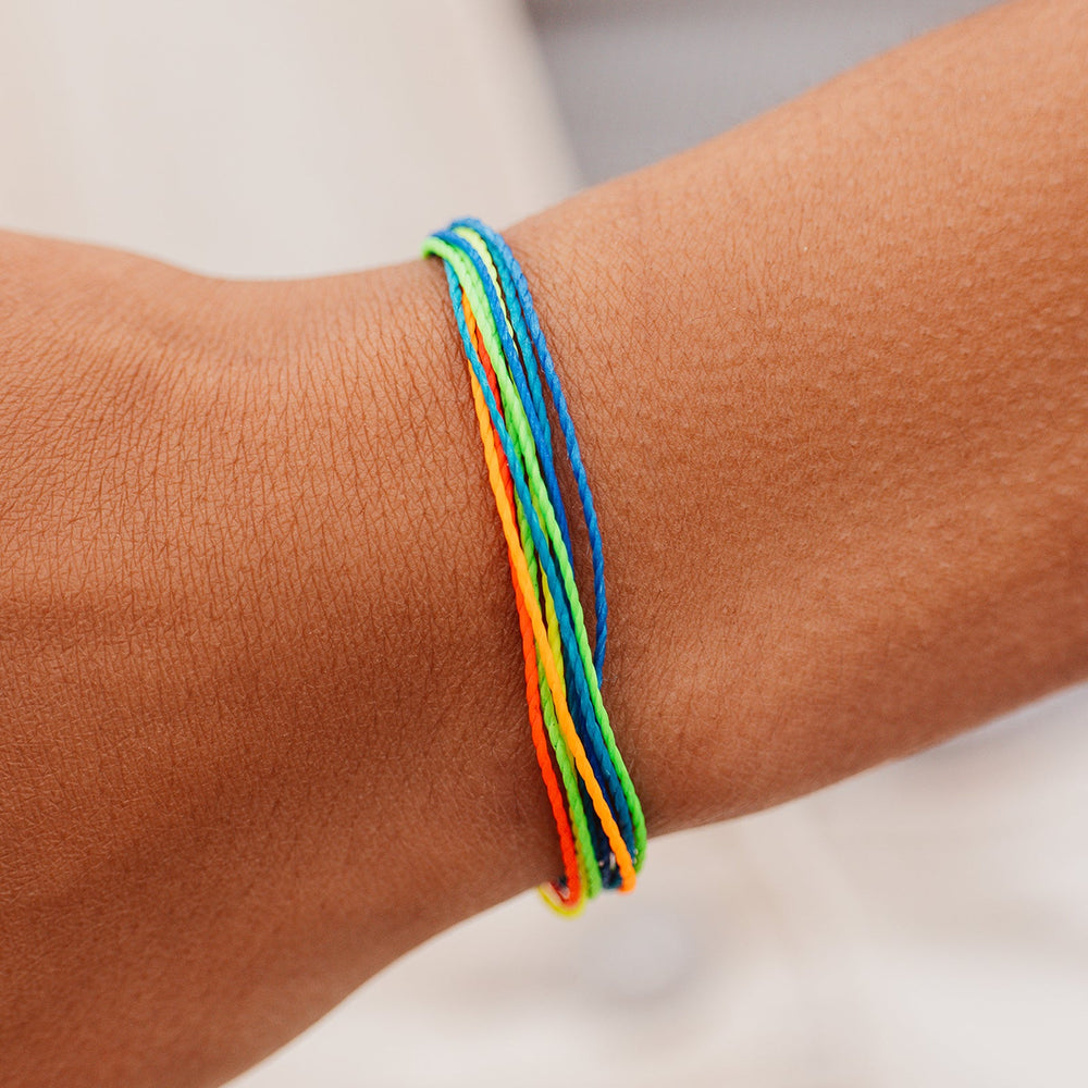 Pura Vida Original Bracelet NEON SHORELINE