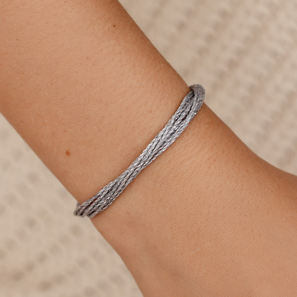 Pura Vida Original Bracelet SILVER SPARKLE