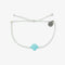 Pura Vida Iridescent Blue Shell Bracelet WHITE