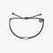 Pura Vida Silver Lock Charm Bracelet BLACK