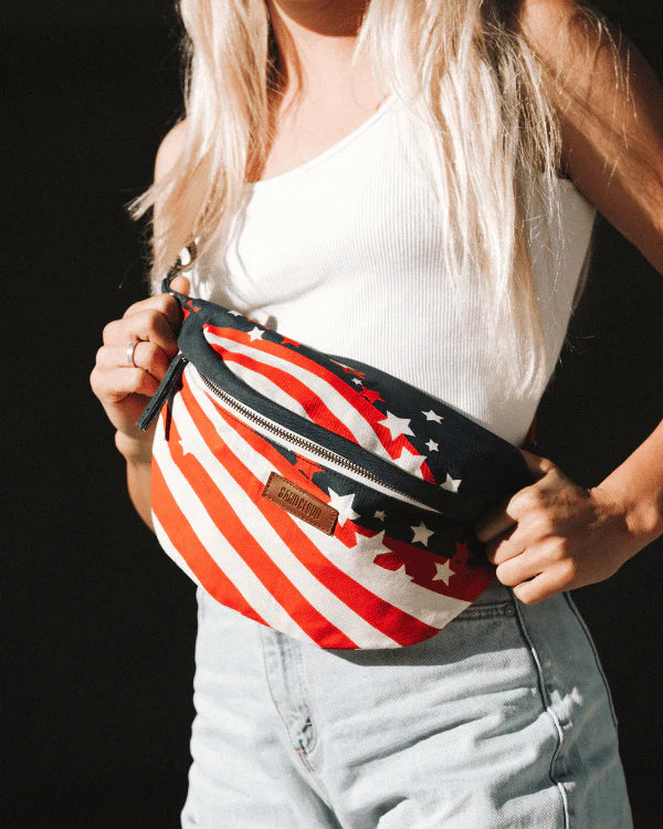 Sand Cloud American Bum Bag RED / WHITE / BLUE