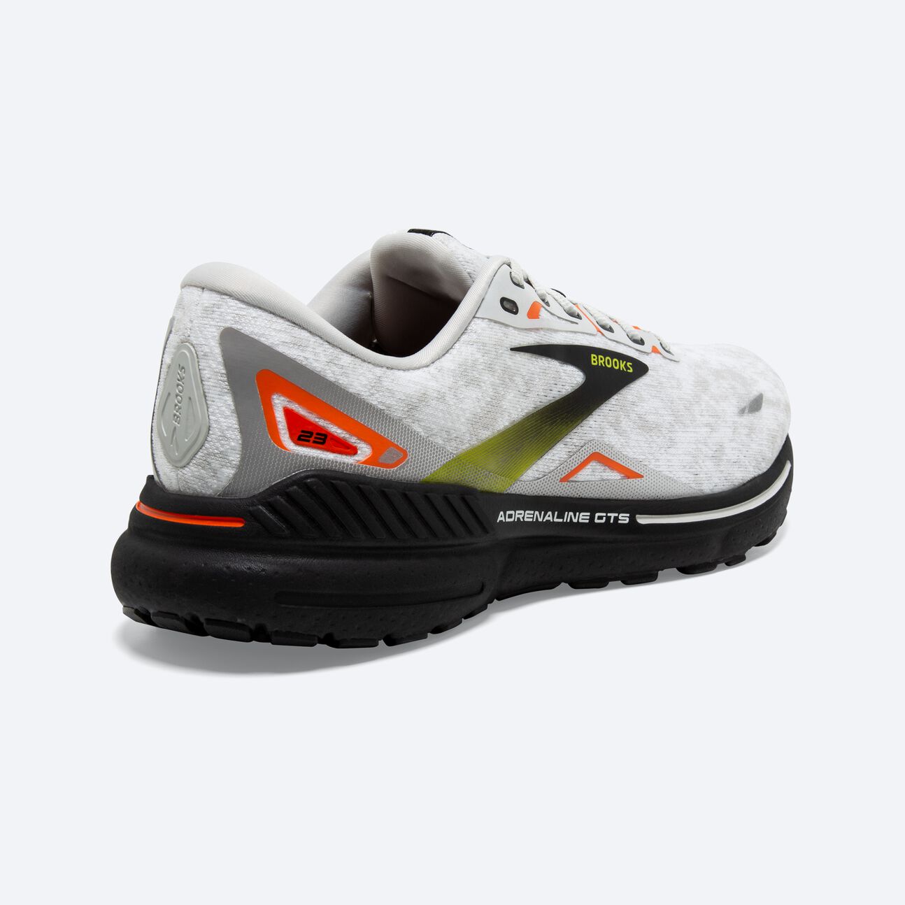 Brooks M Adrenaline GTS 23 OYSTER / BLACK / RED ORANGE