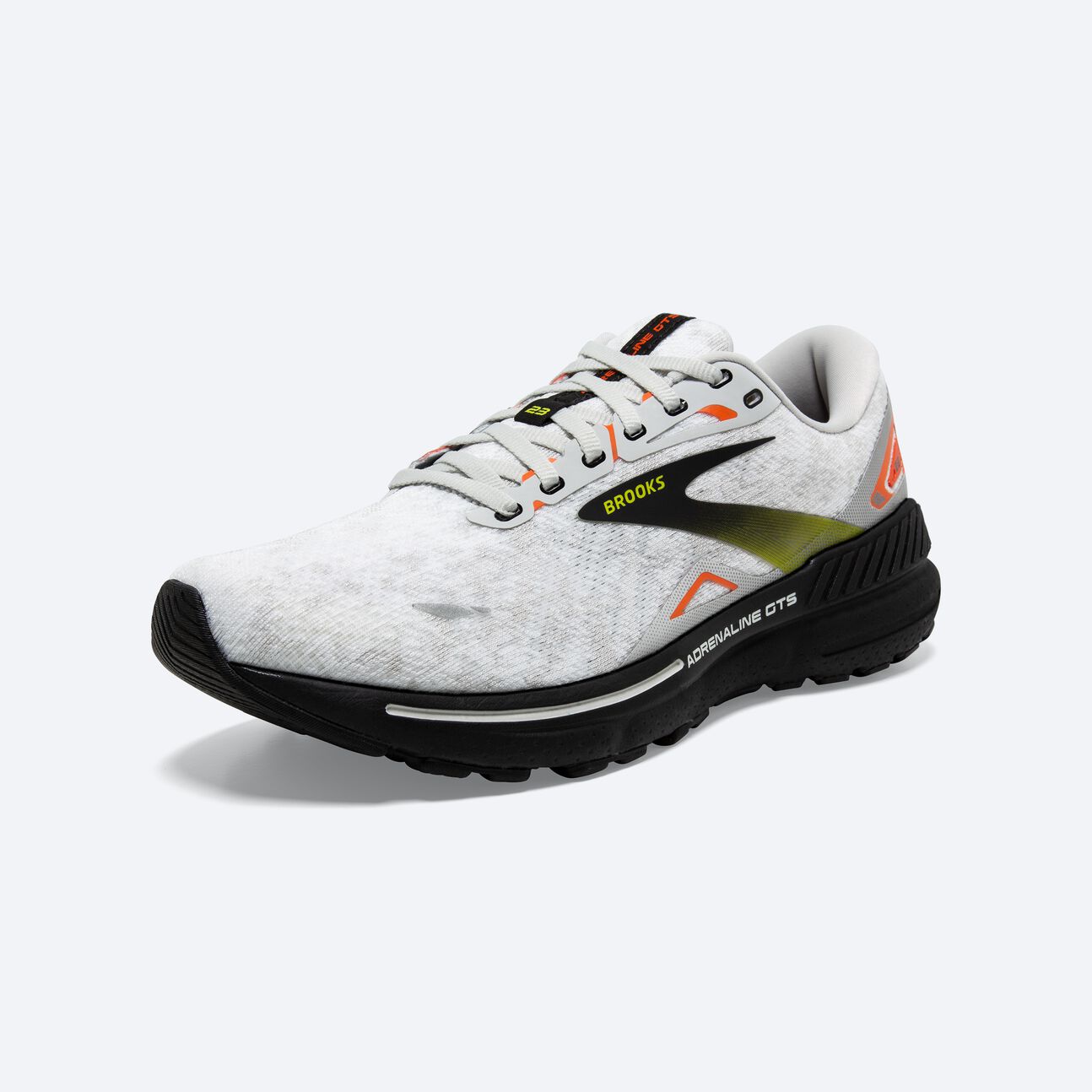 Brooks M Adrenaline GTS 23 OYSTER / BLACK / RED ORANGE