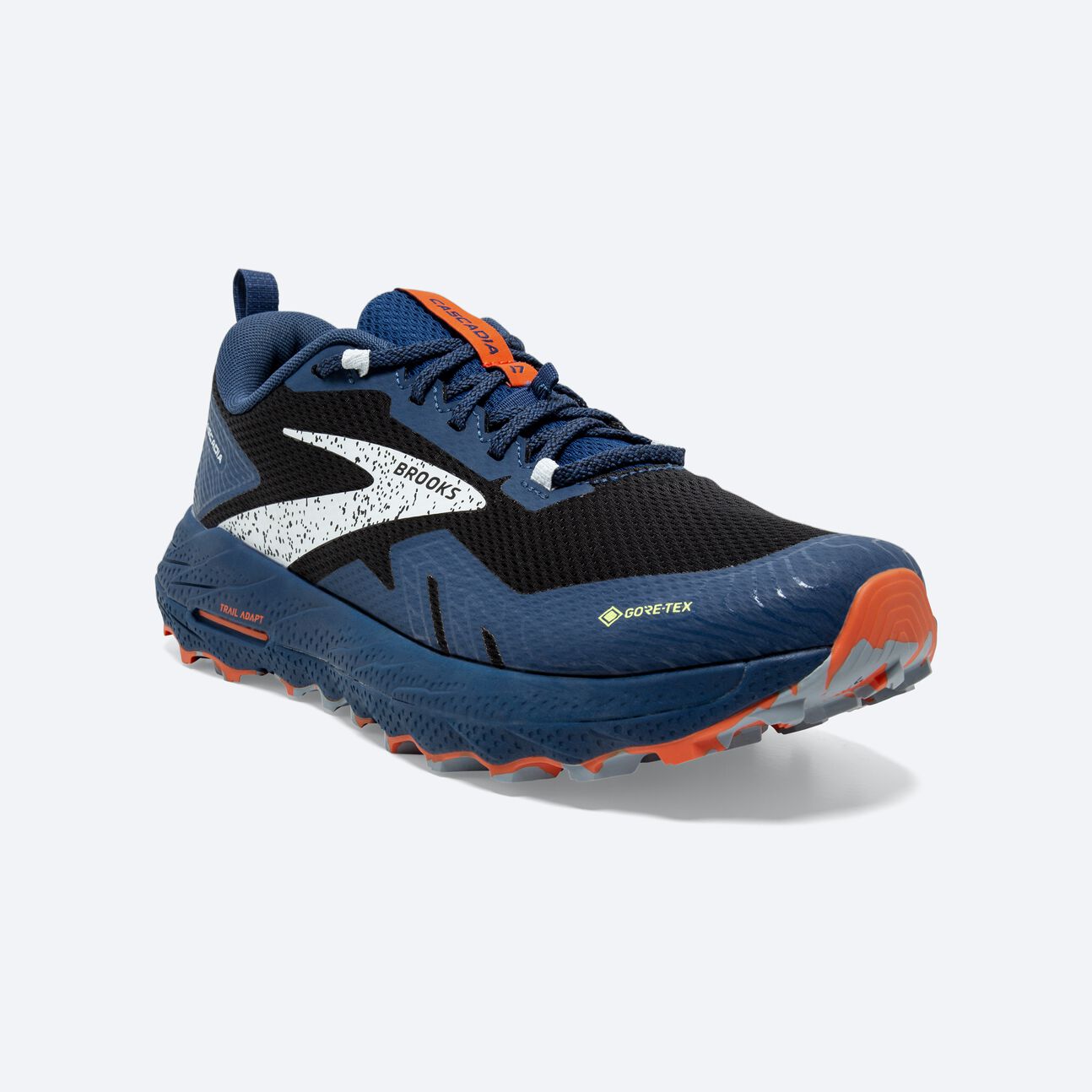 Brooks M Cascadia 17 GTX BLACK / BLUE / FIRECRACKER