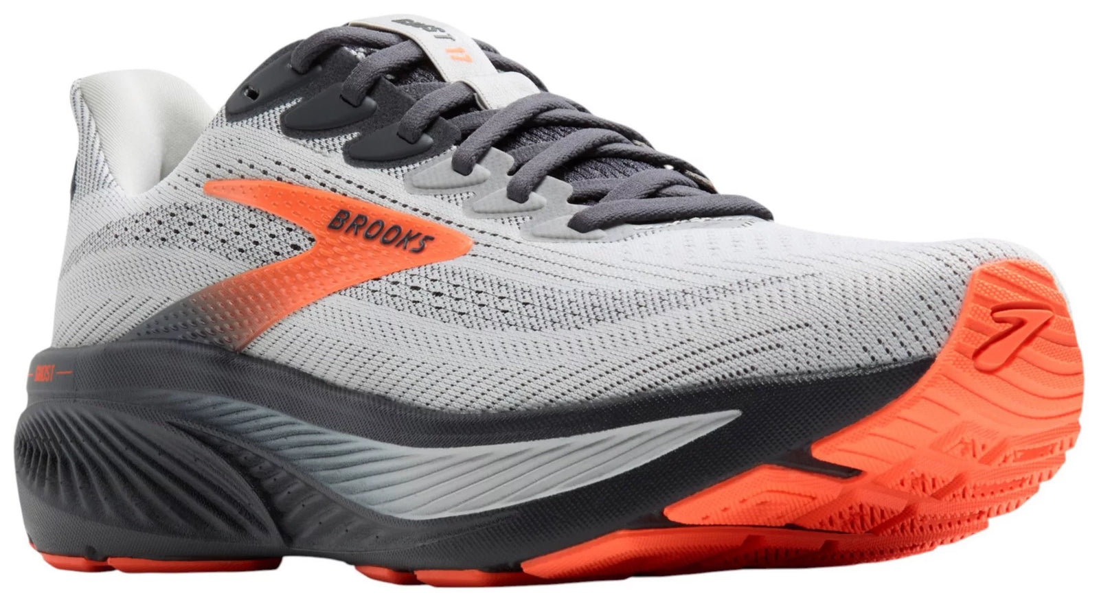 Brooks M Ghost 17 OYSTER MUSHROOM/ORANGE/EBONY