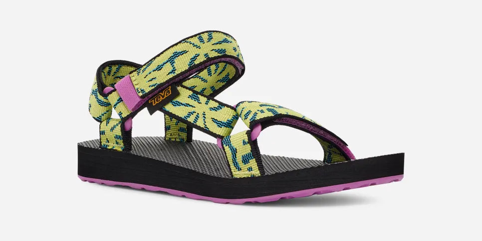 Teva Kids Original Universal BEACH FLORAL LIME