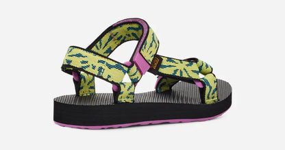 Teva Kids Original Universal BEACH FLORAL LIME