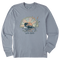 Life is Good M LS Crusher Lite Dreamy Loon Tee STONE BLUE