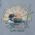 Life is Good M LS Crusher Lite Dreamy Loon Tee STONE BLUE