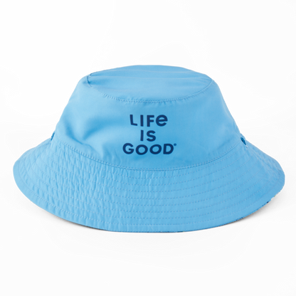 Life is Good Baby Made in the Shade Hat Flying Bugs COOL BLUE