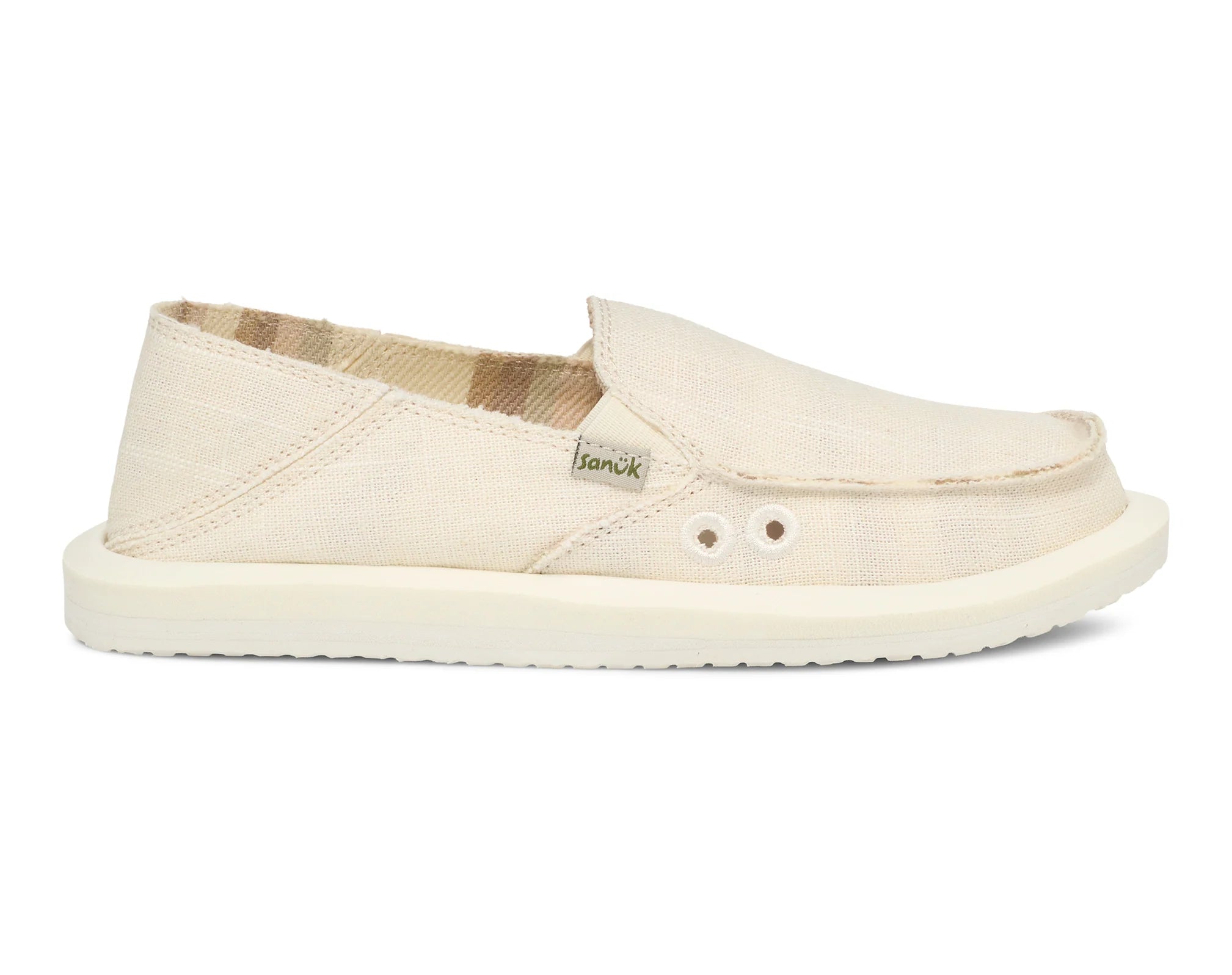 Sanuk W Donna Hemp WHITE