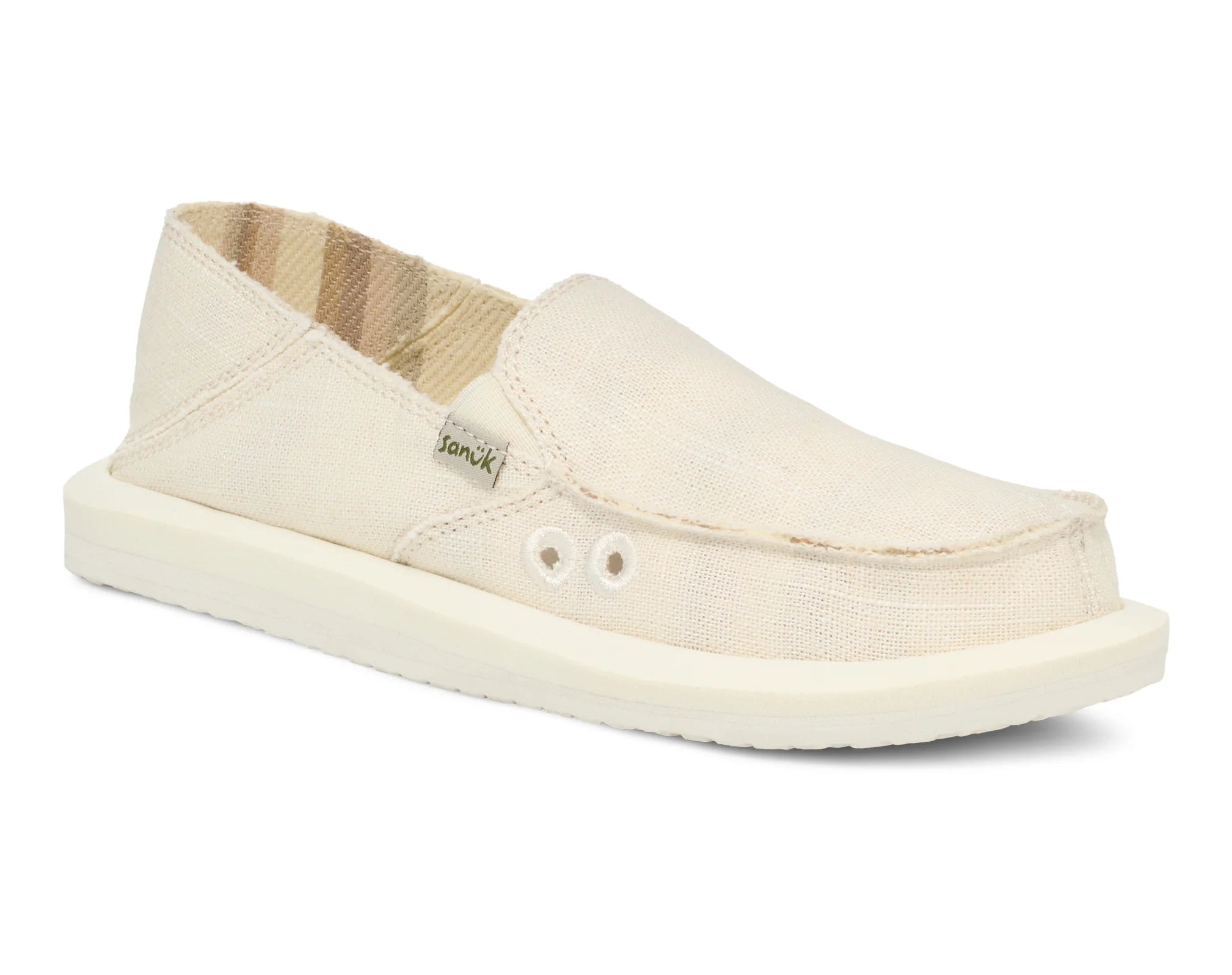 Sanuk W Donna Hemp WHITE