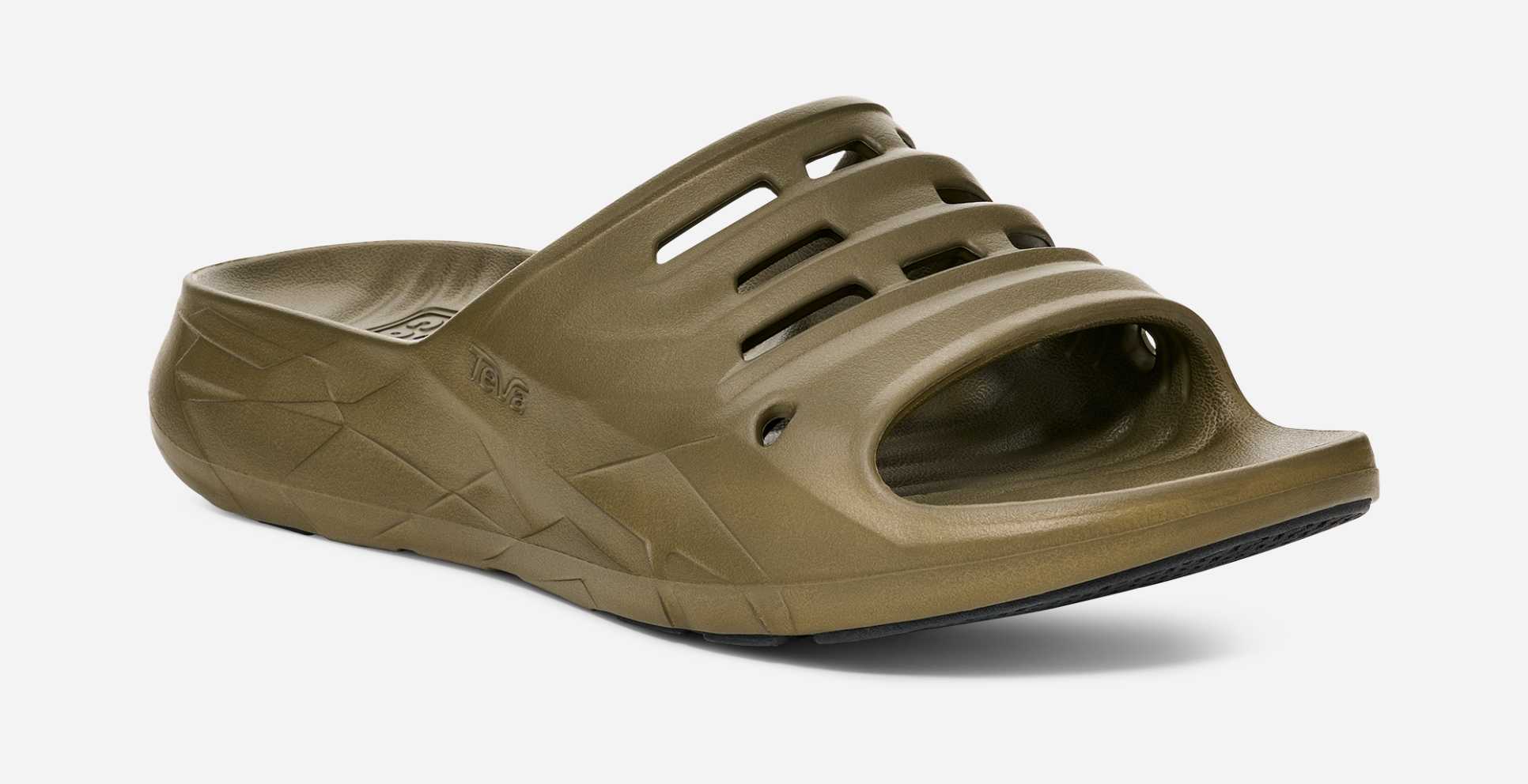 Teva M Aprestrail Slide DARK OLIVE