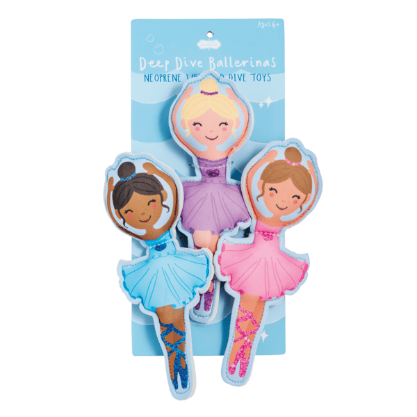 Mud Pie Deep Dive Ballerina Neoprene Dive Toys