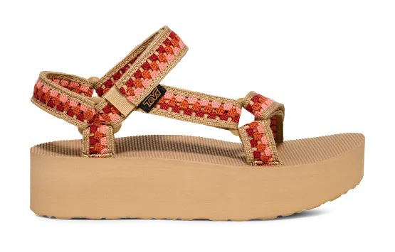 Teva W Flatform Universal Tesseria Crochet SEDONA MULTI