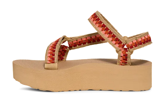 Teva W Flatform Universal Tesseria Crochet SEDONA MULTI