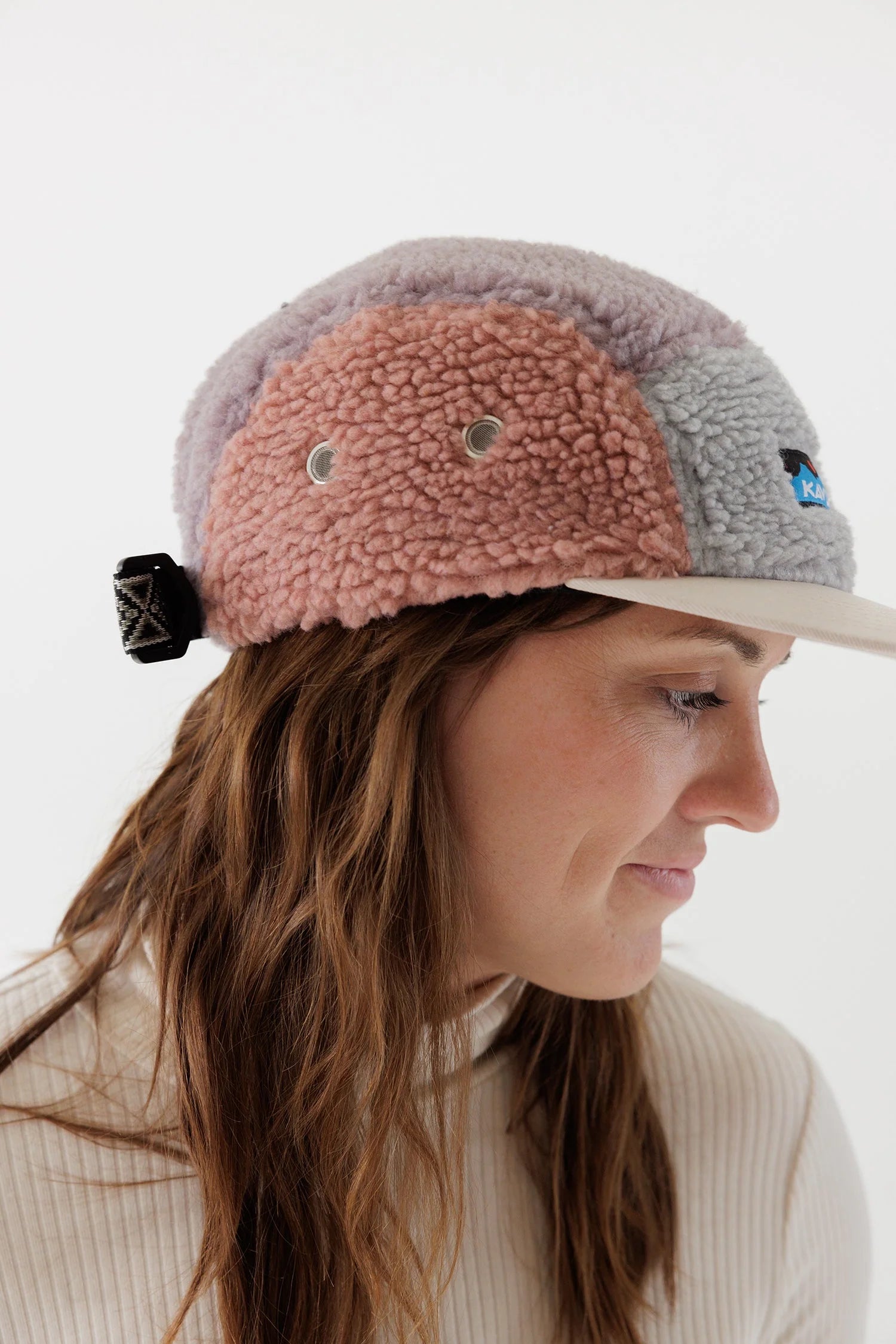KAVU Fur Ball Camp Hat PASTEL MOON