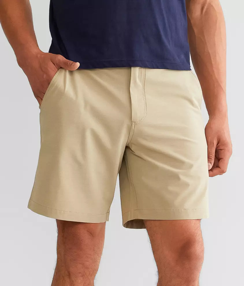Flag & Anthem M Millen Performance Hybrid Short KHAKI