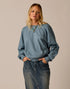 Carve Designs W Anneke Supersoft Dolman BLUE MIRAGE HEATHER