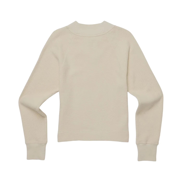 Cotopaxi W LS Atajo Waffle V-Neck CREAM