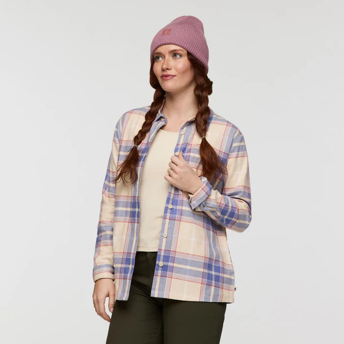 Cotopaxi W Quedo Flannel Shirt CREAM PLAID