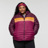 Cotopaxi W Fuego Down Hooded Jacket BLACKBERRY/JAM