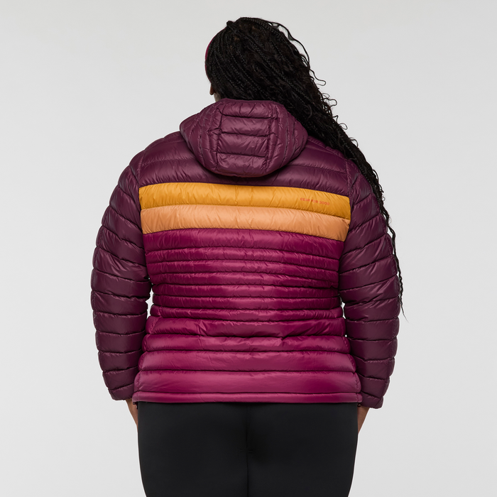 Cotopaxi W Fuego Down Hooded Jacket BLACKBERRY/JAM