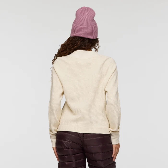 Cotopaxi W LS Atajo Waffle V-Neck CREAM
