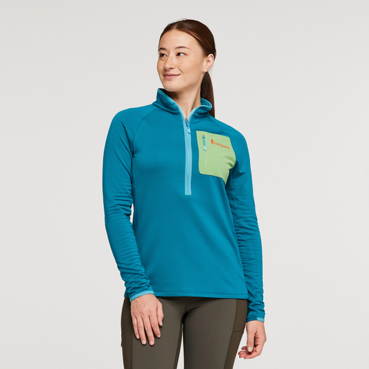 Cotopaxi W Otero Fleece Half Zip Pullover GULF