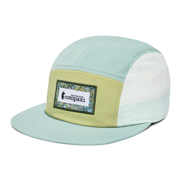 Cotopaxi Altitude Tech 5-Panel Hat LEMONGRASS / SILVER