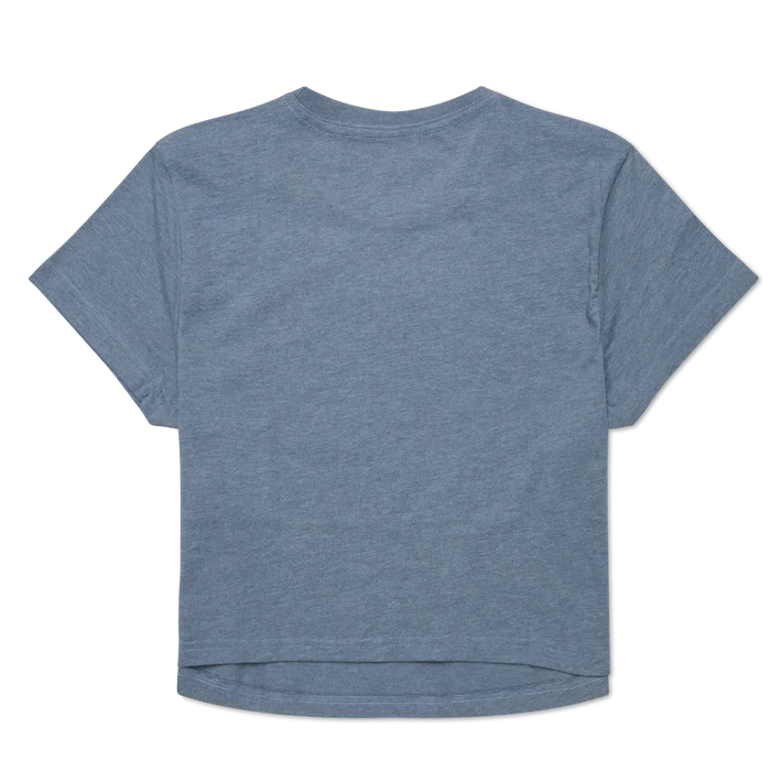 Cotopaxi W SS Tiny Llama Crop Tee TEMPEST