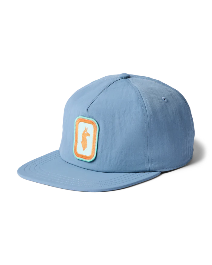 Cotopaxi Radiant Llama Heritage Tech Hat STEEL BLUE