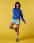 Cotopaxi W Lava Llama Sweatshirt AZURE