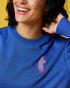 Cotopaxi W Lava Llama Sweatshirt AZURE