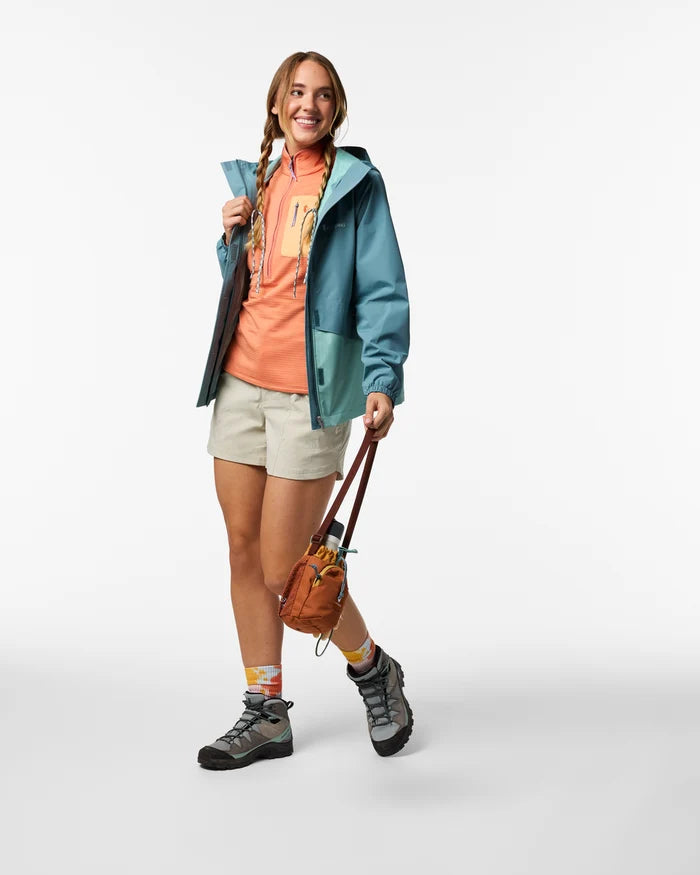 Cotopaxi W Rayu Rain Jacket EVERGLADE / TIDE POOL