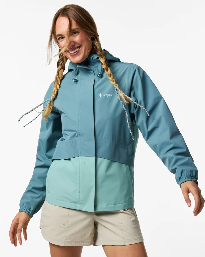 Cotopaxi W Rayu Rain Jacket EVERGLADE / TIDE POOL