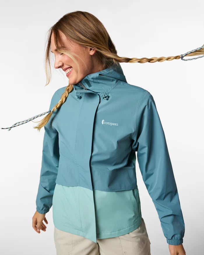Cotopaxi W Rayu Rain Jacket EVERGLADE / TIDE POOL