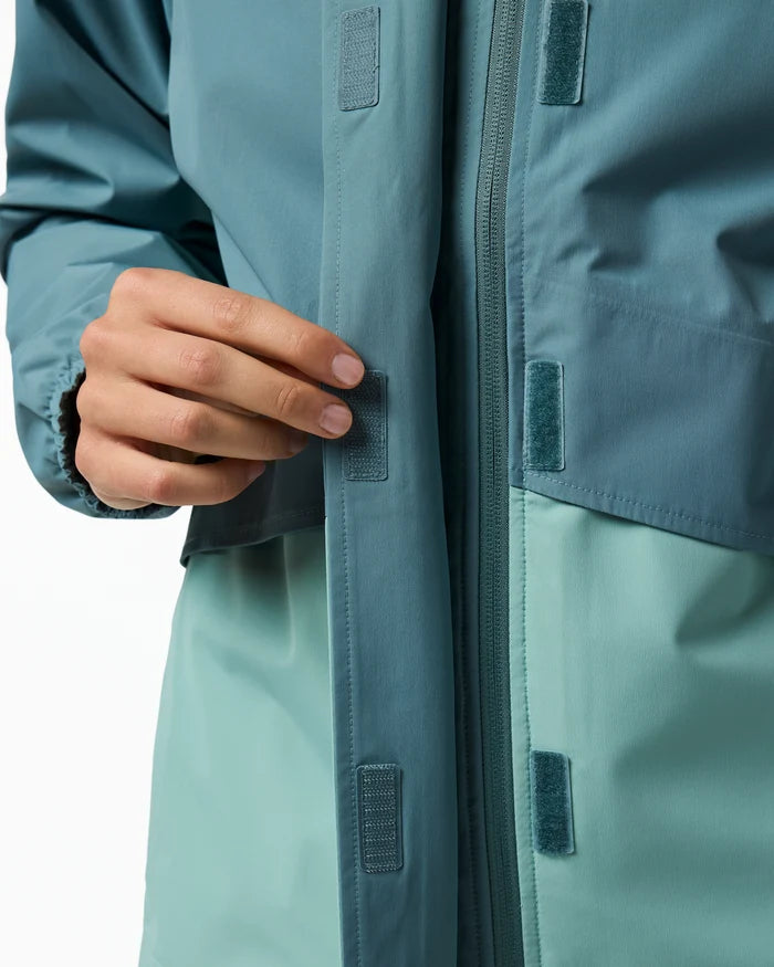 Cotopaxi W Rayu Rain Jacket EVERGLADE / TIDE POOL