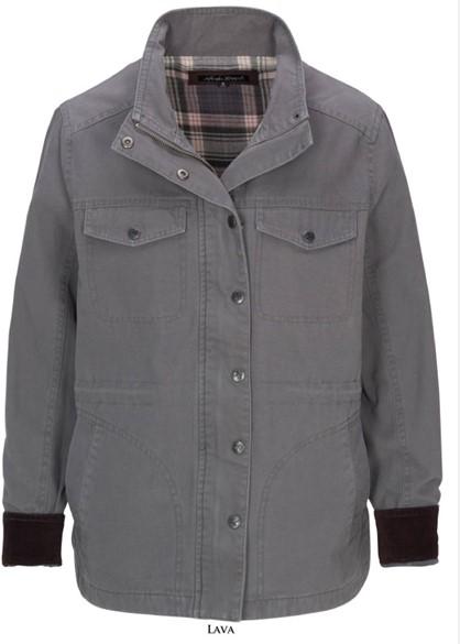 North River W Canvas Jacket w/Flannel Lining LAVA