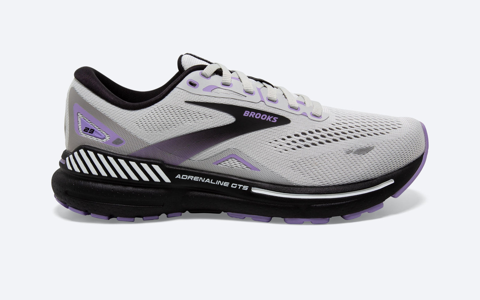 Brooks W Adrenaline GTS 23 GREY / BLACK / PURPLE