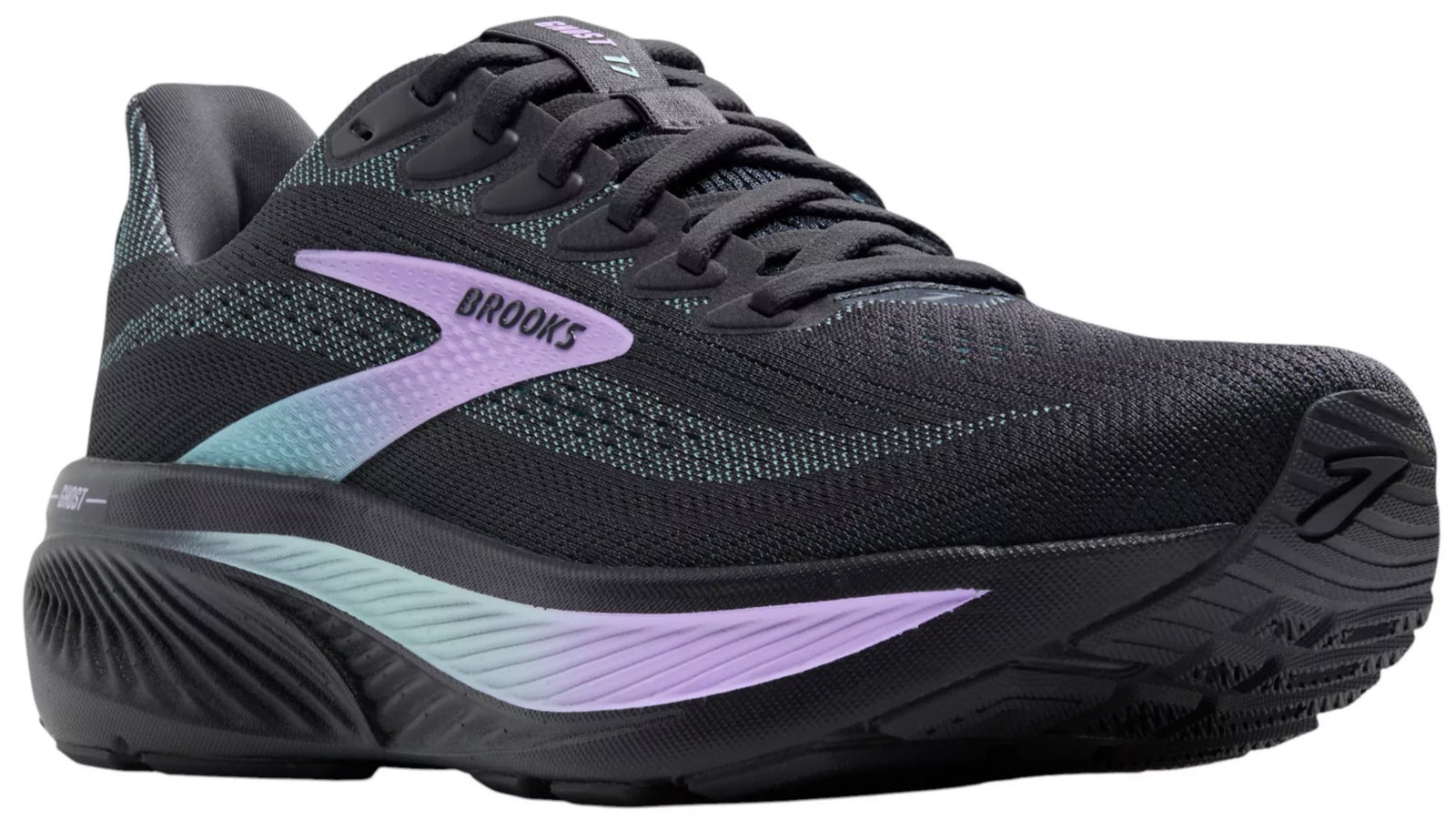Brooks W Ghost 17 GREY/CLEARWATER/PURPLE