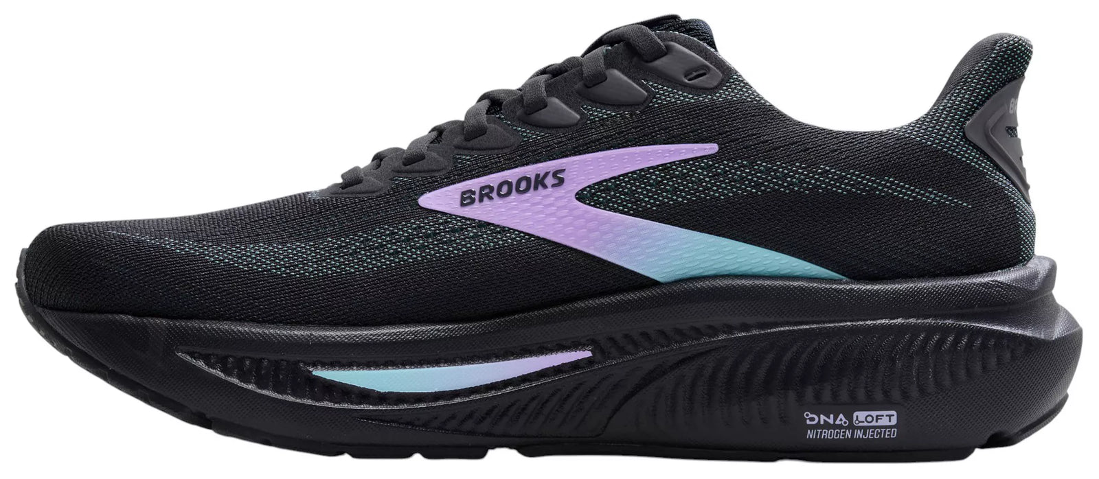 Brooks W Ghost 17 GREY/CLEARWATER/PURPLE