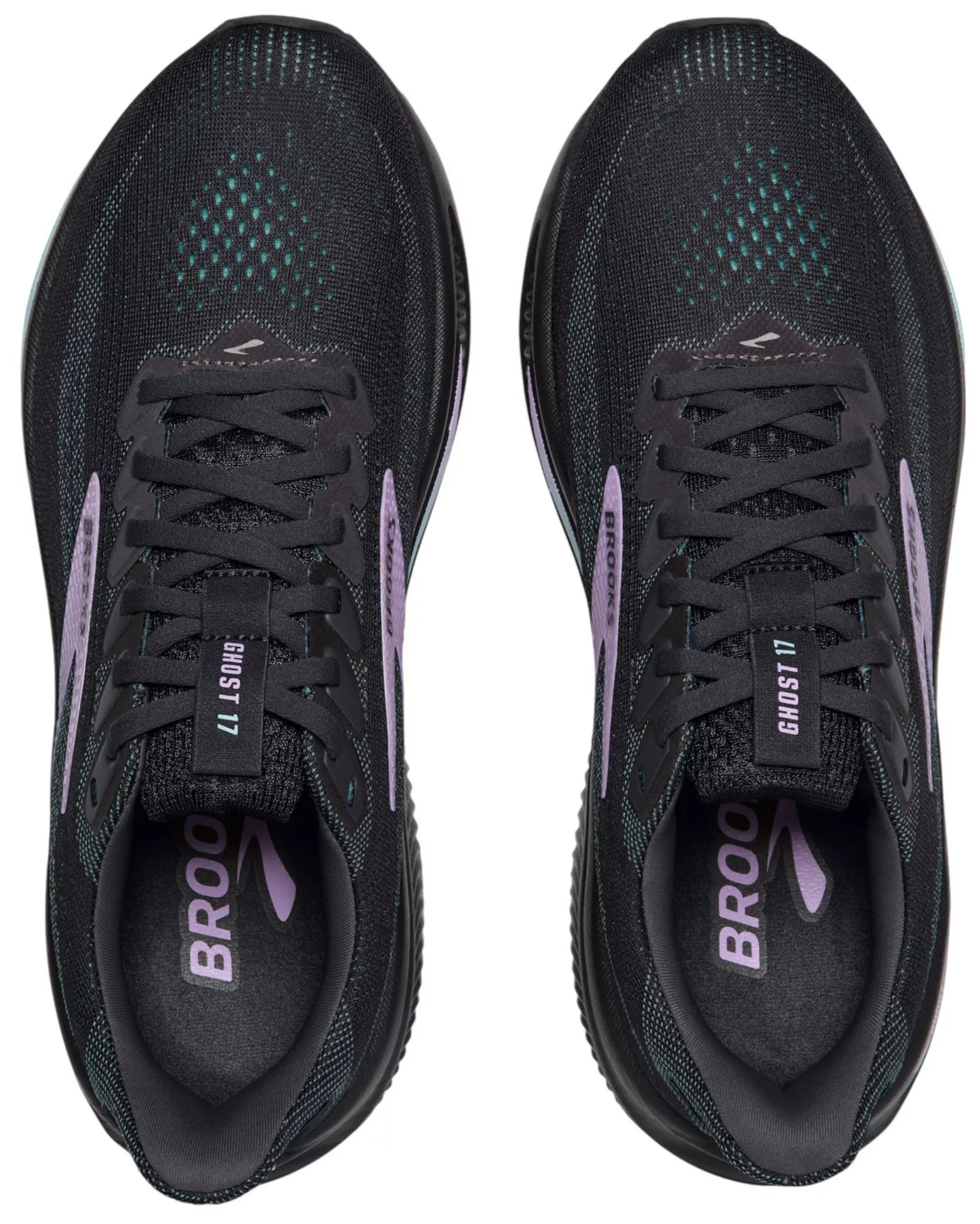 Brooks W Ghost 17 GREY/CLEARWATER/PURPLE