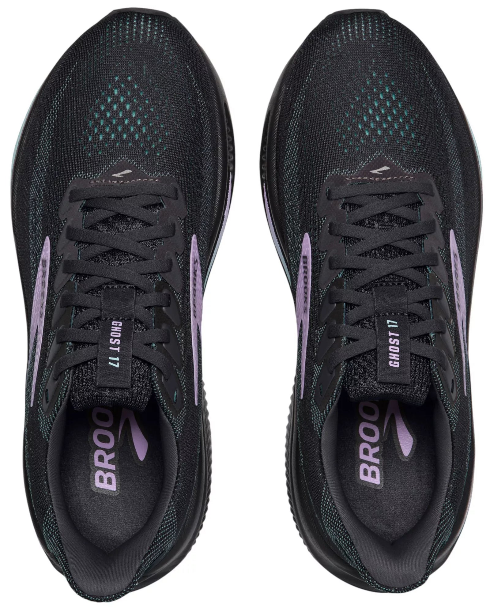 Brooks W Ghost 17 GREY/CLEARWATER/PURPLE
