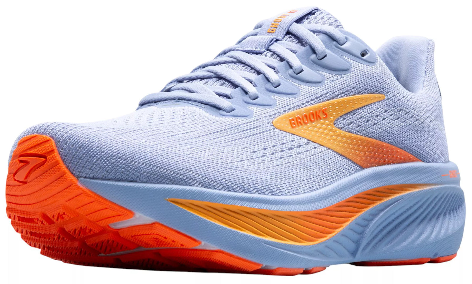 Brooks W Ghost 17 BLUE HERON / WHITE / ORANGE