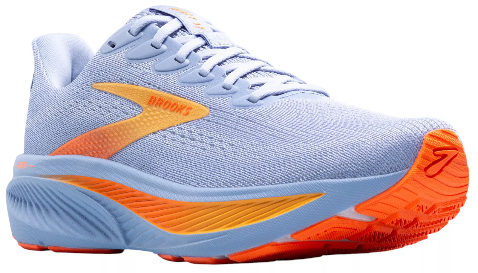 Brooks W Ghost 17 BLUE HERON / WHITE / ORANGE