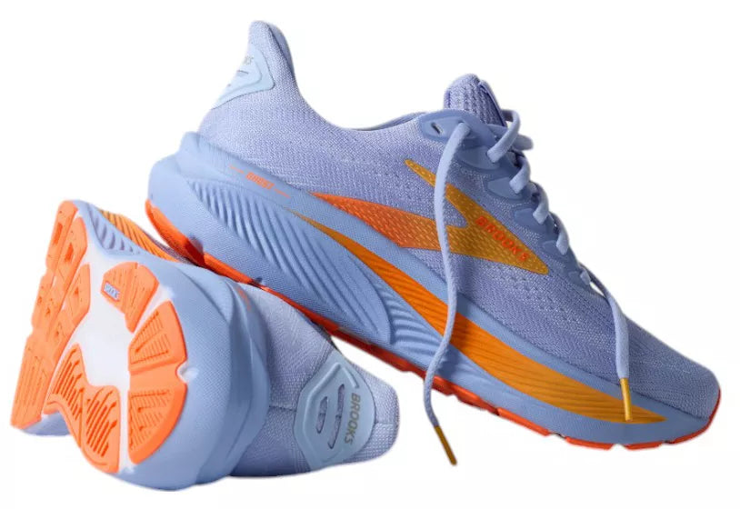 Brooks W Ghost 17 BLUE HERON / WHITE / ORANGE