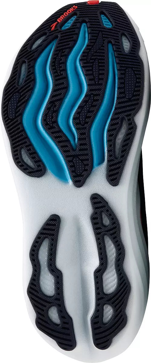 Brooks W Glycerin Max PEACOAT/BLUE RB/ HOT CORAL